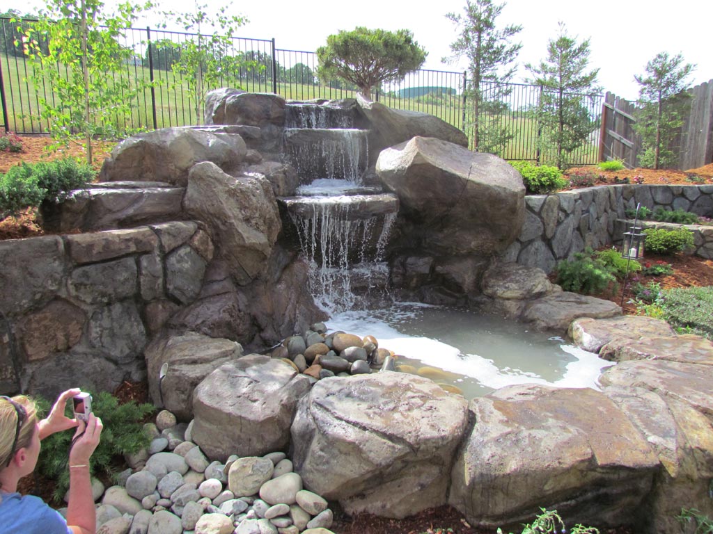Tips From David Montyoa Stonemakers  While Installing A Waterfall In The Backyard!